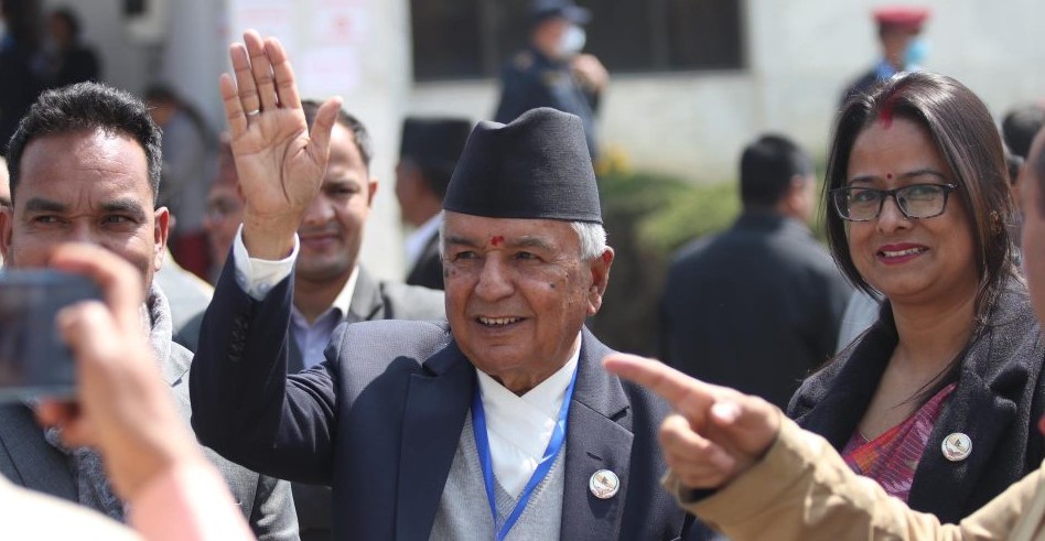 नेपालको तेस्रो राष्ट्रपतिमा रामचन्द्र पौडेल निर्वाचित